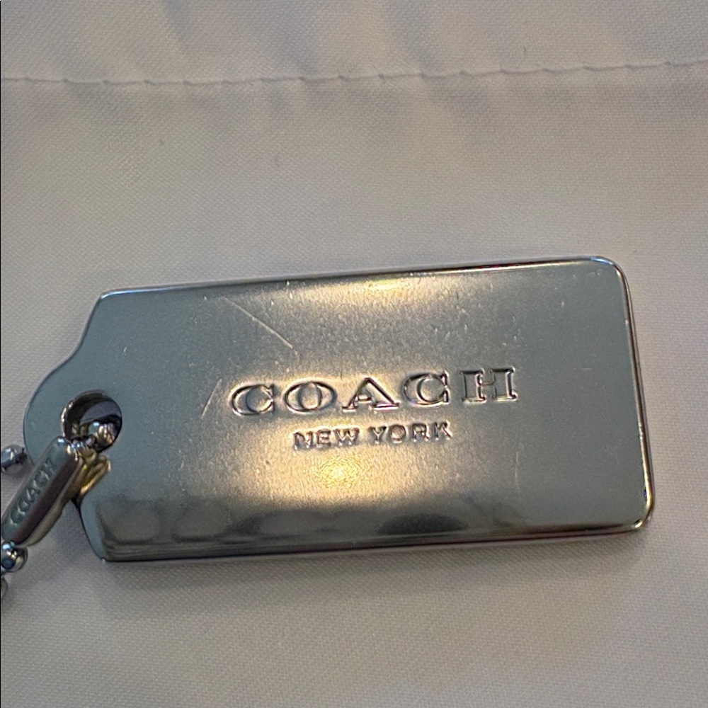Coach Silver Metal Hangtag EUC - Picture 3 of 6